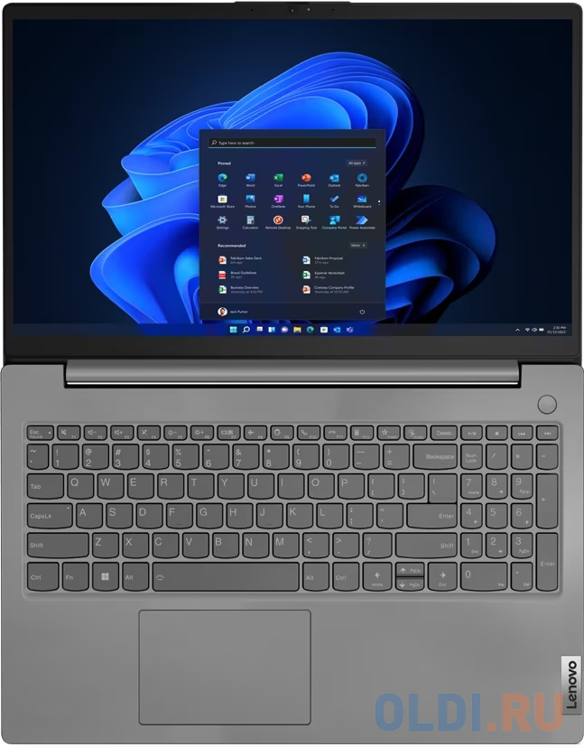 Ноутбук Lenovo V15 G3 IAP Core i3 1215U 8Gb SSD512Gb Intel UHD Graphics 15.6" TN FHD (1920x1080) noOS grey WiFi BT Cam (82TTA098IH)