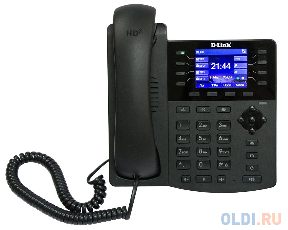IP - телефон D-Link DPH-150S/F5B IP-телефон с цветным дисплеем, 1 WAN-портом 10/100Base-TX и 1 LAN-портом 10/100Base-TX
