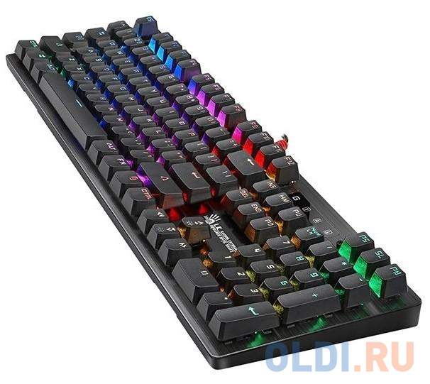 Клавиатура A4Tech Bloody B820R Dual Color механическая черный/серый USB for gamer LED