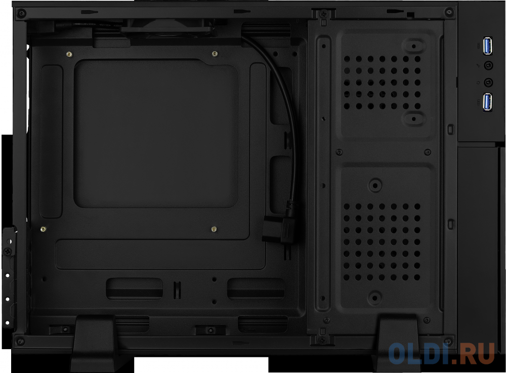 Корпус microATX Aerocool Playa Slim Без БП чёрный в Москвe