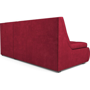 Угловой диван Mebel Ars Дубай (бархат красный STAR VELVET 3 DARK RED)