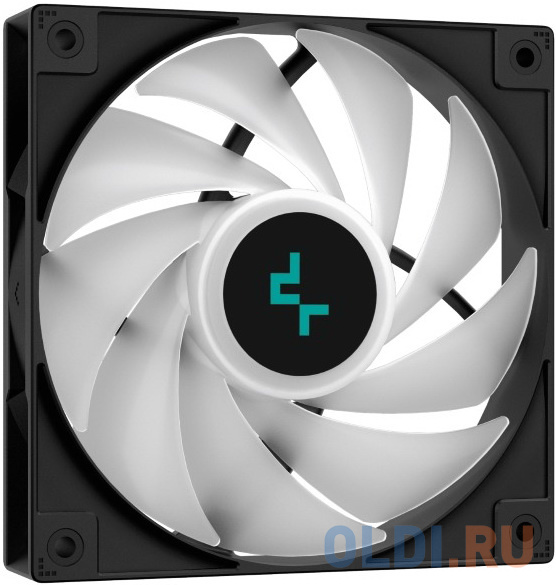 DEEPCOOL AG400 DIGITAL BK ARGB LGA1700/1200/115X/AM5/AM4 (9шт/кор, TDP 220W, PWM, ARGB Fan 120mm, 4 тепл. трубки, черный) RET в Москвe