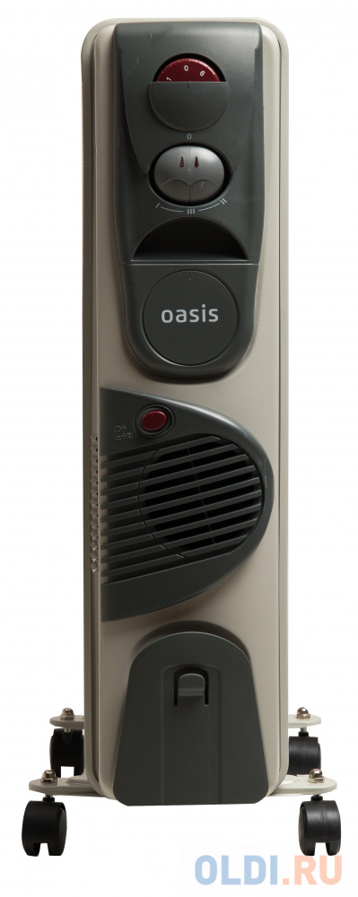 Масляный радиатор Oasis BВ-15Т 1900 Вт серый
