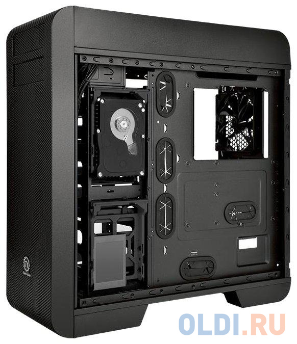 Корпус ATX Thermaltake Thermaltake Core V71 TG Без БП чёрный CA-1B6-00F1WN-04 в Москвe