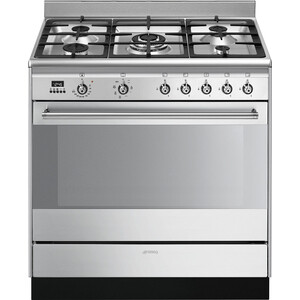 Комбинированная плита Smeg SUK91MFX9