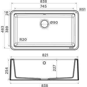 Кухонная мойка Omoikiri Tarento 83-WH белый (4993177)