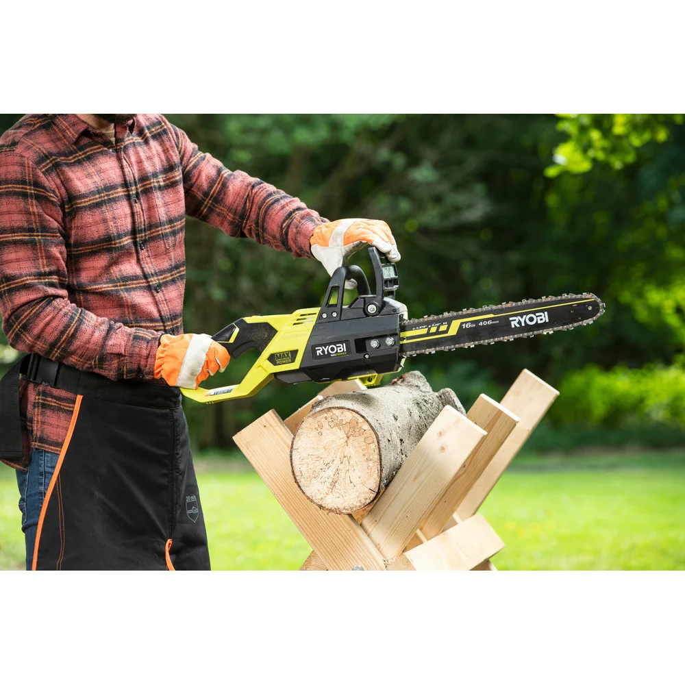 Бесщеточная цепная пила Ryobi