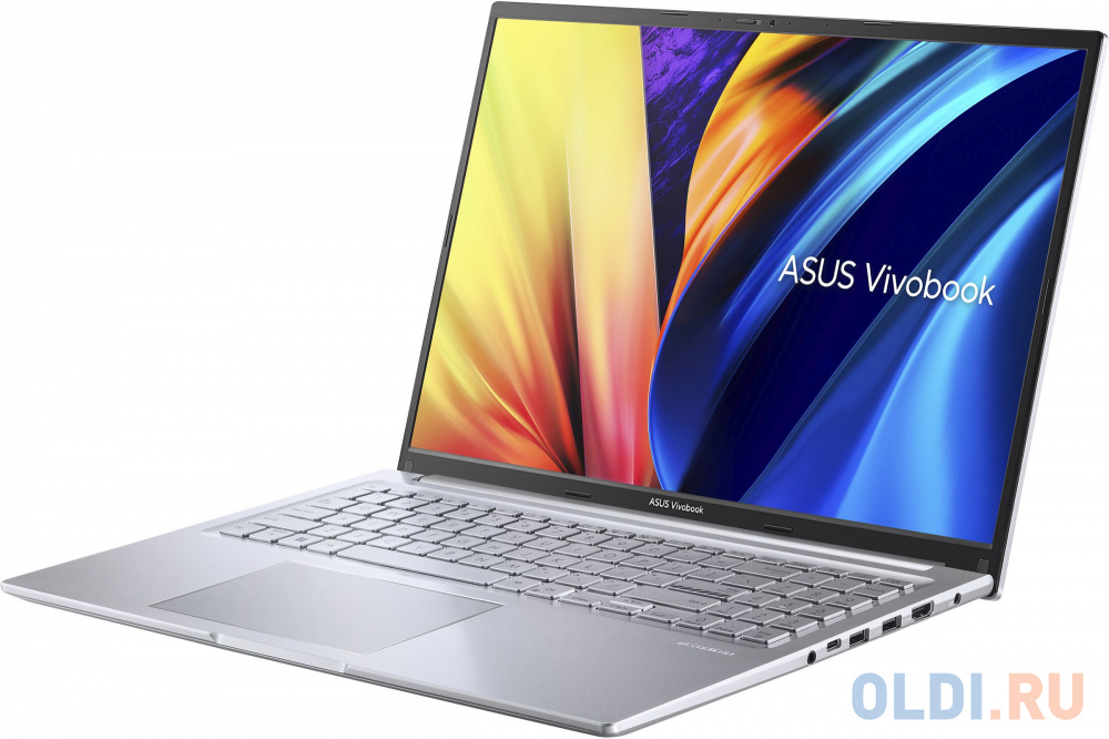 Ноутбук Asus VivoBook 16 M1605YA-MB339 Ryzen 5 5625U 8Gb SSD512Gb AMD Radeon 16" IPS WUXGA (1920x1200) noOS silver WiFi BT Cam (90NB10R2-M00FK0)