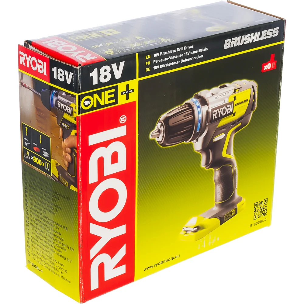 Бесщеточная дрель-шуруповерт Ryobi