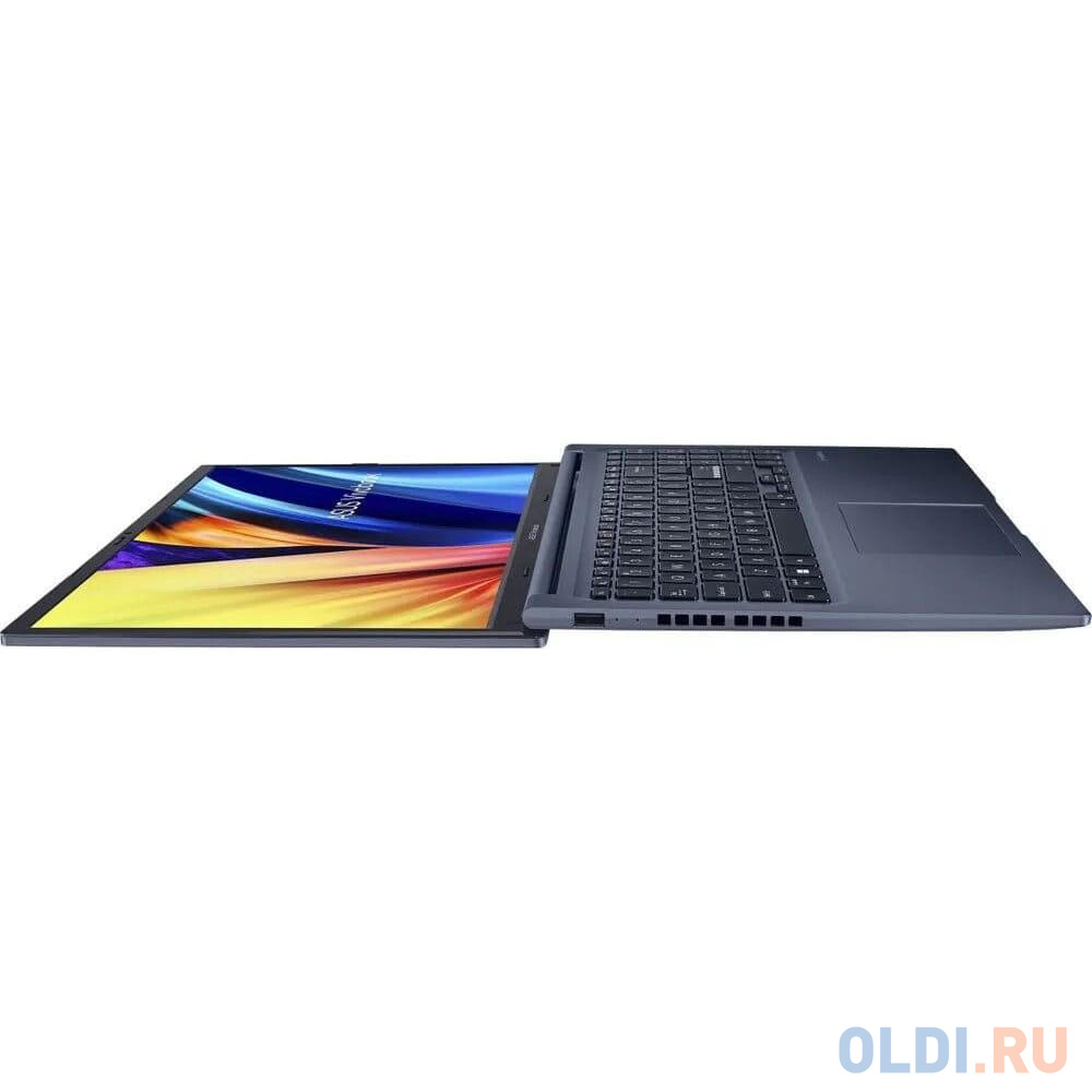 Ноутбук 15.6" IPS FHD ASUS X1502ZA-BQ2342 blue (Core i7 12700H/16Gb/512Gb SSD/VGA int/noOS) (90NB0VX1-M03750)