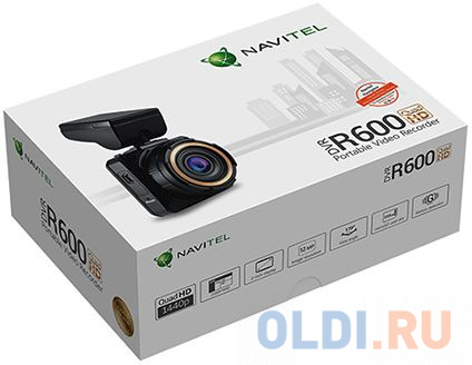 Видеорегистратор Navitel R600 QUAD HD черный 12Mpix 1440x2560 1440p 170гр. NT96660