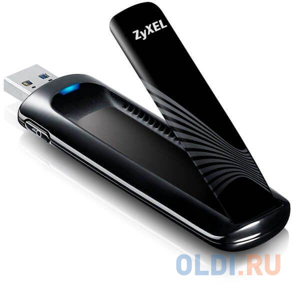 Сетевой адаптер WiFi Zyxel NWD6605-EU0101F USB 3.0 (ант.внеш.съем+внутр.) 2ант.