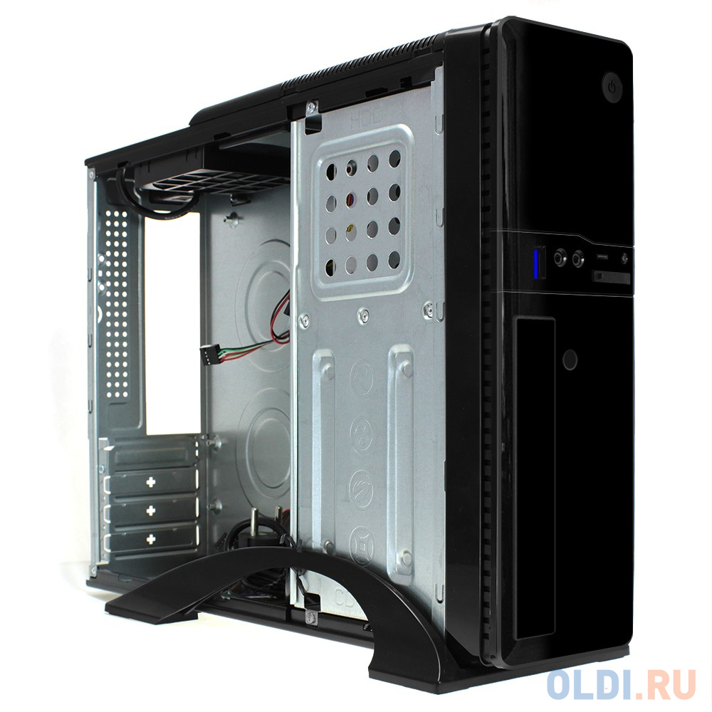 Корпус Desktop CM 1907-3  black ITX (БП CM-PS300, Micro ATX,Mini-ITX, отсеки  5,25*1, 3,5*1; 2,5*1,3,5/2,5*1; 1*USB 3.0+1*USB2.0; картридер; встроенны