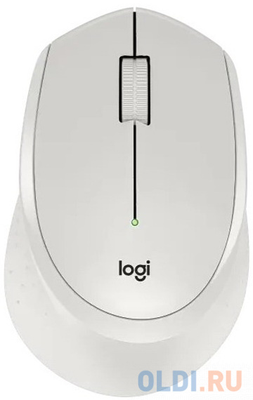 Мышь беспроводная Logitech M330 Silent Plus белый USB + радиоканал