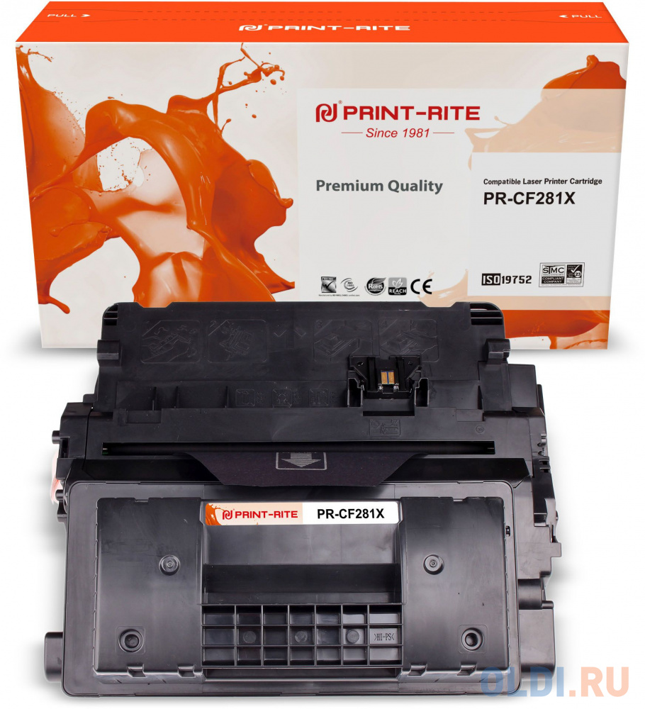 Картридж Print-Rite PR-CF281X 25000стр Черный