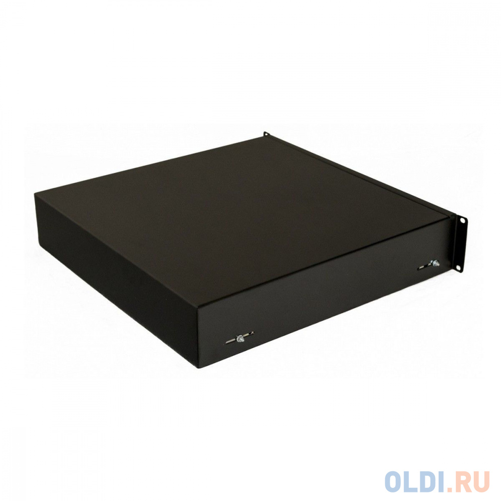 Hyperline TDR3-2U-460-RAL9004 Полка (ящик) для документов с замком в Москвe