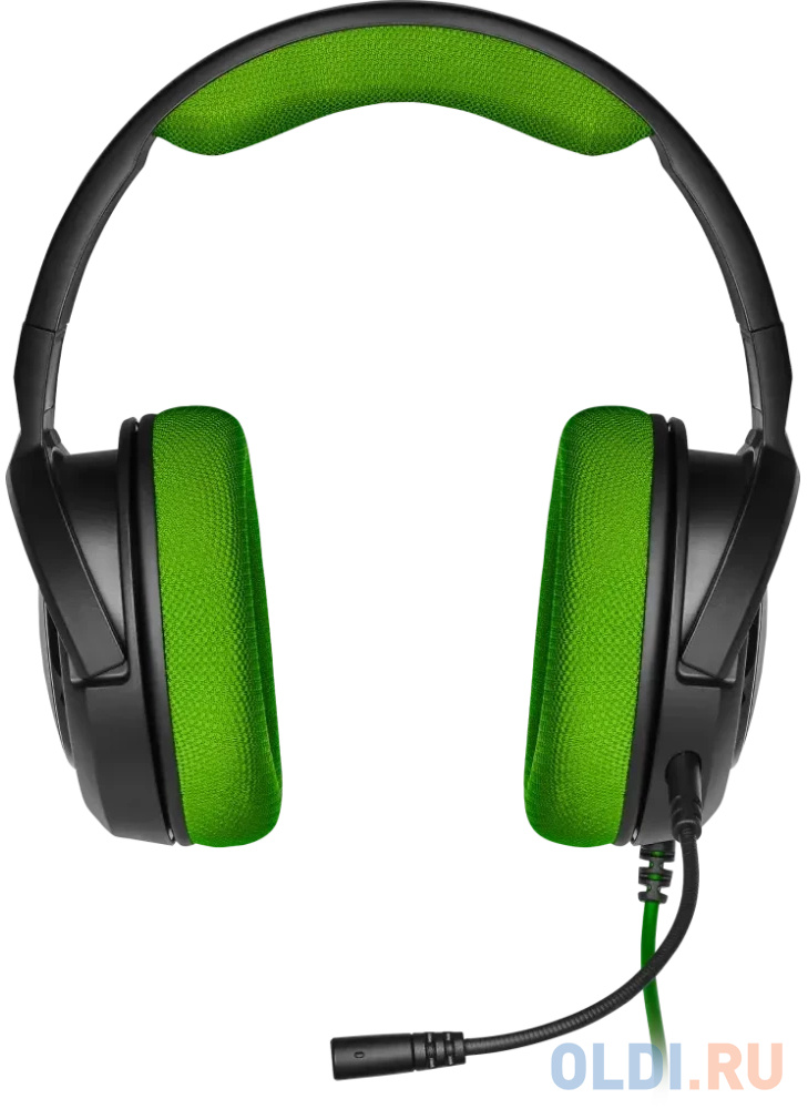 Гарнитура игровая Corsair HS35 STEREO Gaming Headset, Green [CA-9011197-EU]