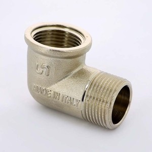 Угол Uni-Fitt НВ 3/4'' х 3/4'' никелированный (611N3300)