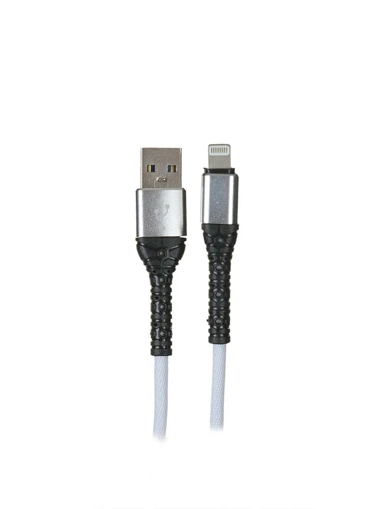 Кабель USB-Lightning 8-pin, 3А, 1 м, белый, Red Line (УТ000034241)