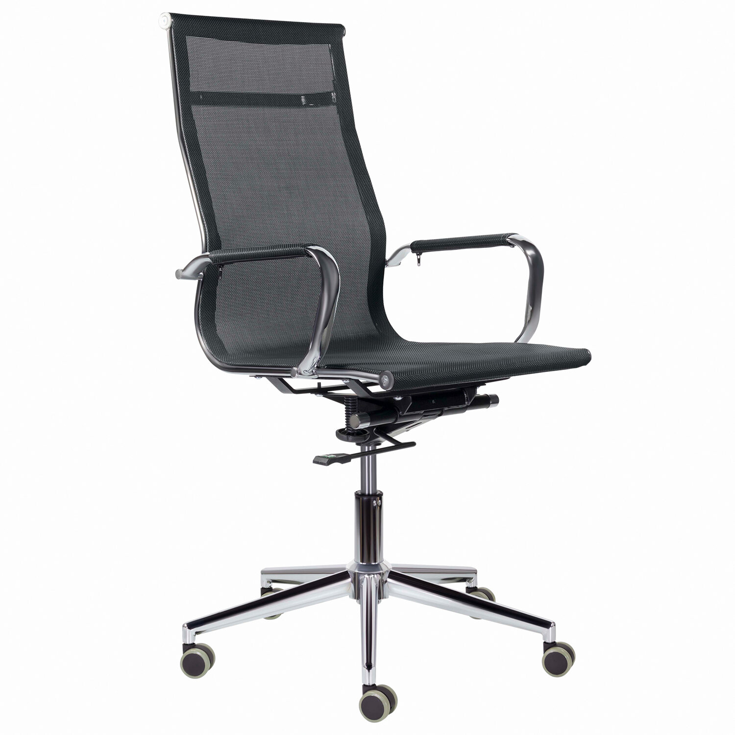 Кресло офисное BRABIX Premium Net EX-533, хром, сетка, черное (532546)