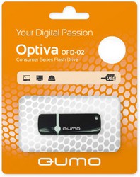 Флешка 8Gb USB 2.0 QUMO Optiva Optiva OFD-02, черный (QM8GUD-OP2)