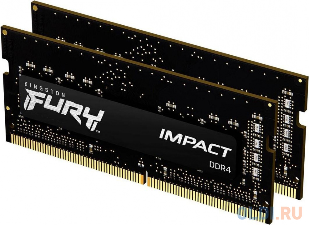 Kingston 64GB 2666MHz DDR4 CL16 SODIMM (Kit of 2) FURY Impact