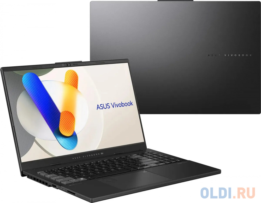 Ноутбук Asus Vivobook Pro 15 OLED N6506MU-MA083 Core Ultra 9 185H 16Gb SSD1Tb NVIDIA GeForce RTX4050 6Gb 15.6" OLED 3K (2880x1620) noOS grey WiFi