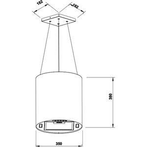 Вытяжка Weissgauff Nissa Remote BL