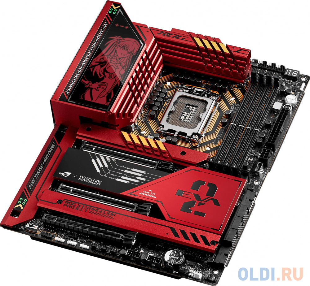 ASUS ROG MAXIMUS Z790 HERO EVA-02, LGA1700, Z790, 4*DDR5, HDMI, 6xSATA3 + RAID, M2, Audio, Gb LAN, USB 3.2, USB 2.0, ATX; 90MB1CI0-M0EAY0