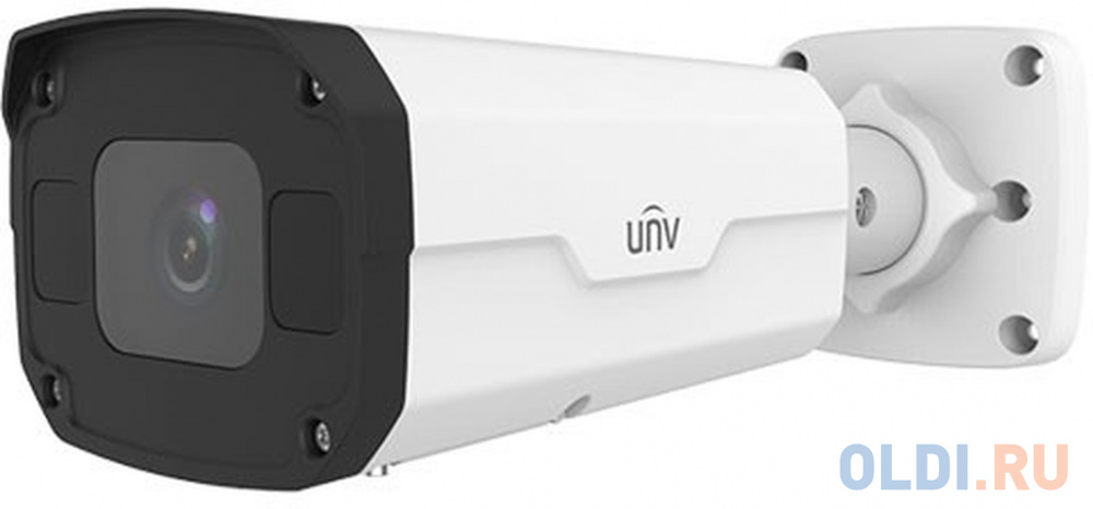 Uniview Видеокамера IP цилиндрическая антивандальная, 1/2.7&quot; 4 Мп КМОП @ 30 к/с, ИК-подсветка до 50м., LightHunter 0.002 Лк @F1.2, объектив 2.7-1