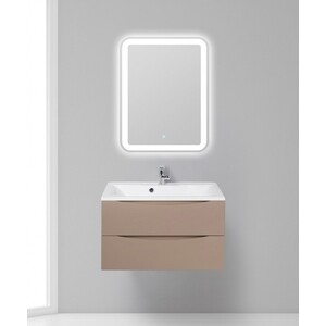 Тумба под раковину BelBagno Marino 80 cappuccino lucido (MARINO-800-2C-SO-CL-P)