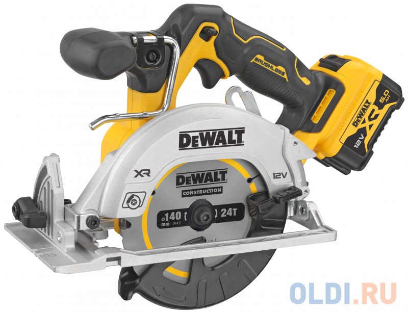 Дисковая пила DeWalt DCS512P2-QW 140мм