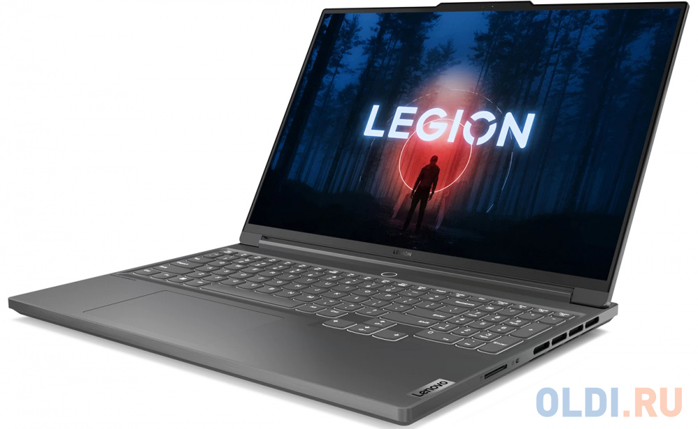 Ноутбук Lenovo Legion Slim 7 16APH8 Ryzen 7 7840HS 16Gb SSD1Tb NVIDIA GeForce RTX4060 8Gb 16" IPS 3.2K (3200x2000) noOS grey WiFi BT Cam (82Y4001