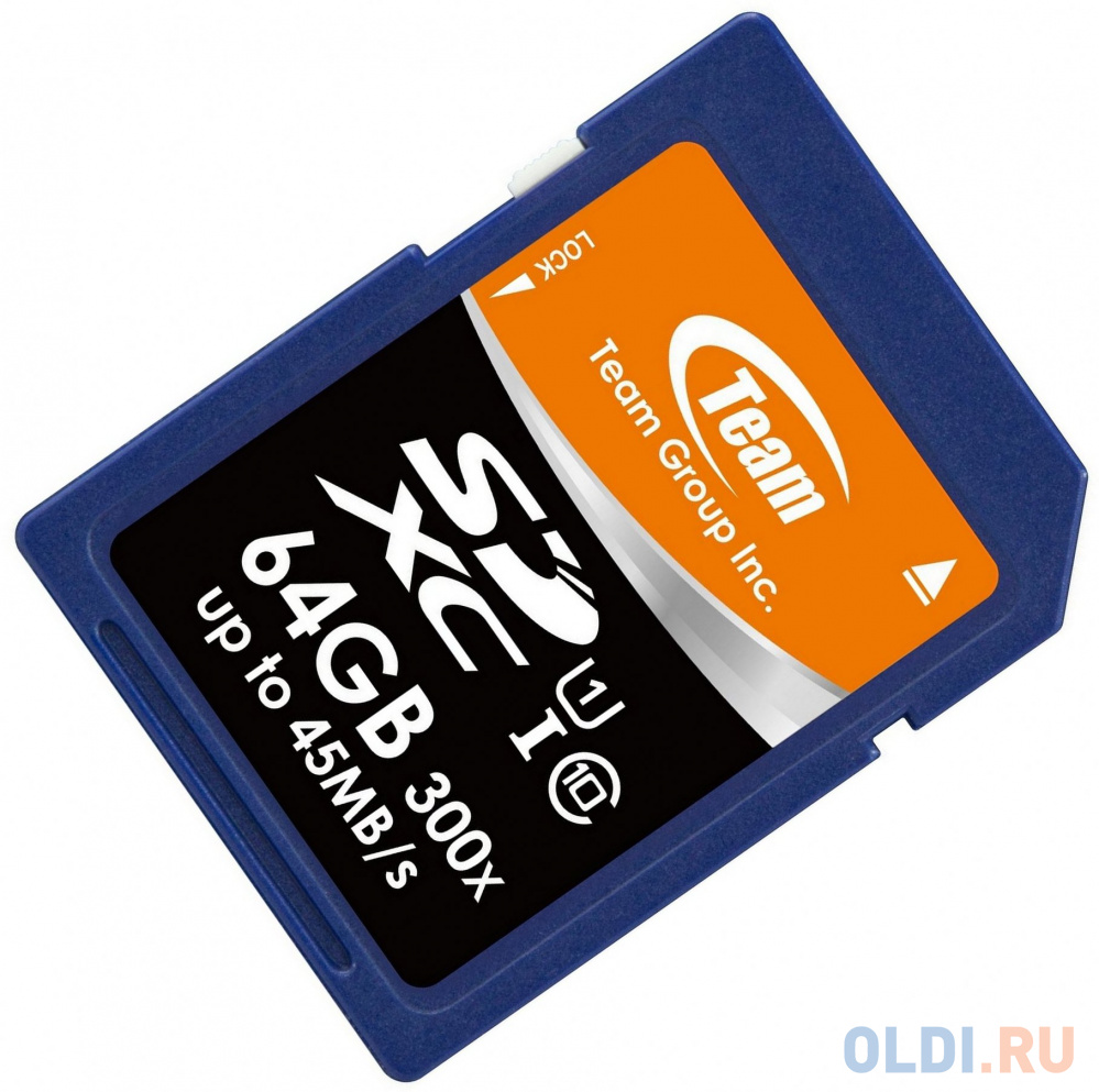 Карта памяти SDXC 64GB class 10 Team TSDXC64GUHS01 в Москвe