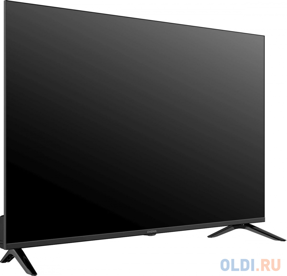 Телевизор LED Digma 50" DM-LED50UBB40 Салют ТВ Frameless Metal черный 4K Ultra HD 60Hz DVB-T DVB-T2 DVB-C DVB-S DVB-S2 USB WiFi Smart TV в Москвe