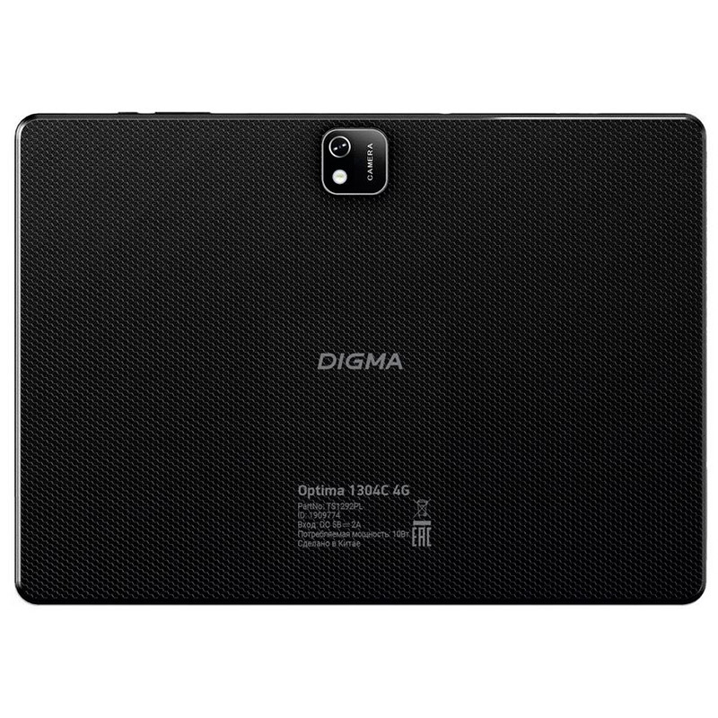 Планшет Digma Optima 1304C 4G (Spreadtrum SC9863A1 1.6Ghz/3072Mb/32Gb/4G/GPS/Wi-Fi/Bluetooth/Cam//10.1/1280x800/Android) в Москвe