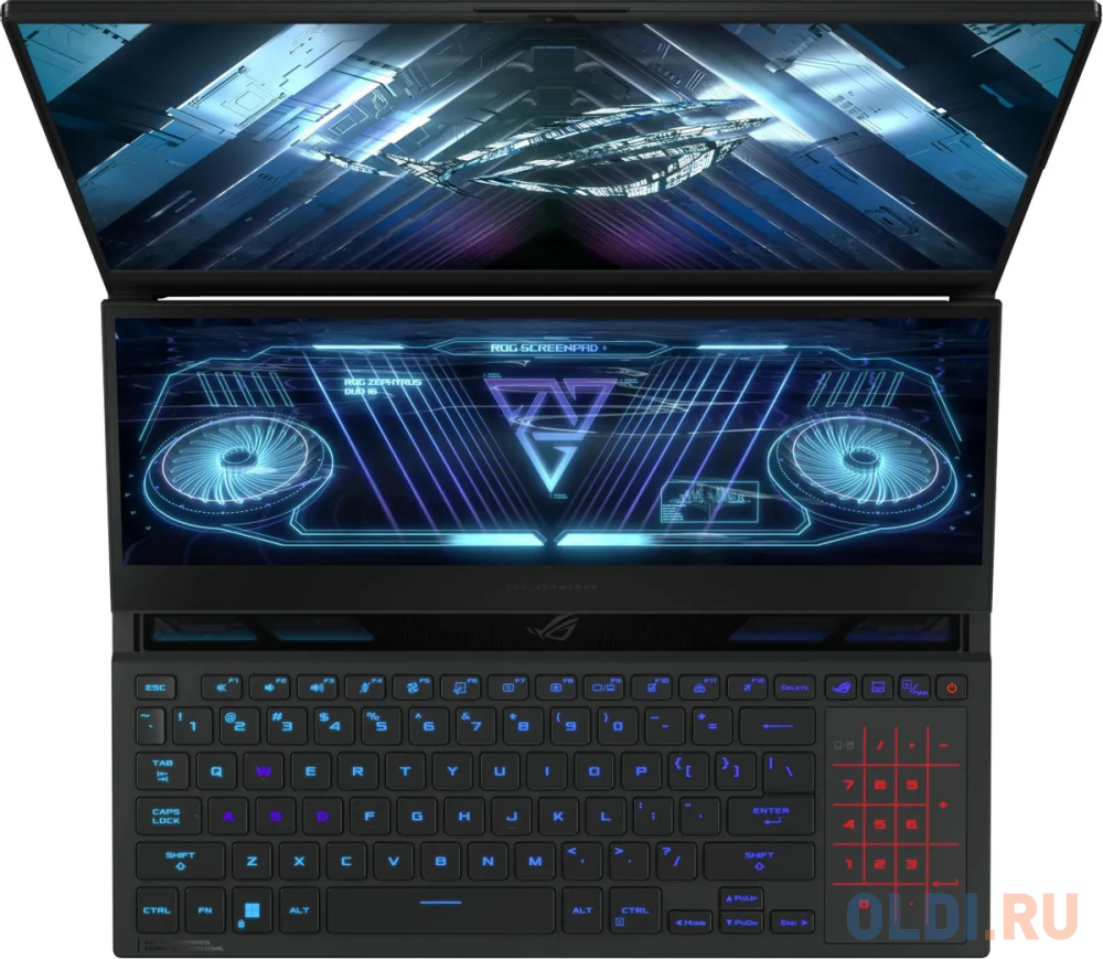 Ноутбук Asus ROG Zephyrus GX650PY-NM085W Ryzen 9 7945HX 32Gb SSD2Tb NVIDIA GeForce RTX4090 16Gb 16" IPS WQXGA (2560x1600) Windows 11 Home black W