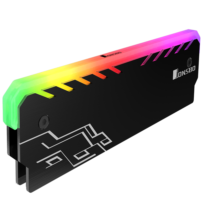 Радиатор для для оперативной памяти для памяти JONSBO NC-1, 3-pin, RGB