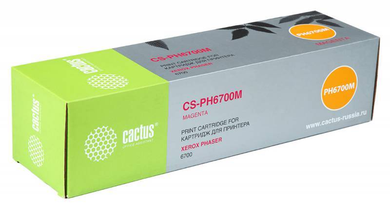 Картридж Cactus CS-PH6700M 106R01524 пурпурный