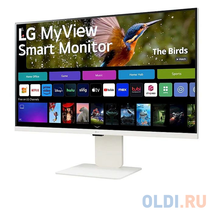 Монитор LG 31.5" MyView 32SR83U-W белый IPS LED 16:9 HDMI M/M матовая HAS 400cd 178гр/178гр 3840x2160 60Hz UHD USB 7.7кг