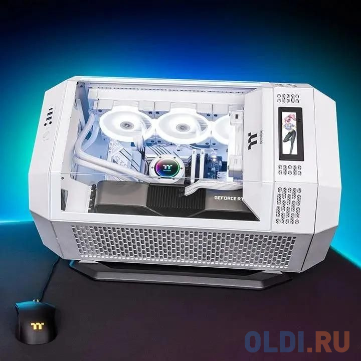 Корпус Thermaltake The Tower 300 белый без БП mATX 11x120mm 5x140mm 2xUSB3.0 1xUSB3.1 audio bott PSU в Москвe