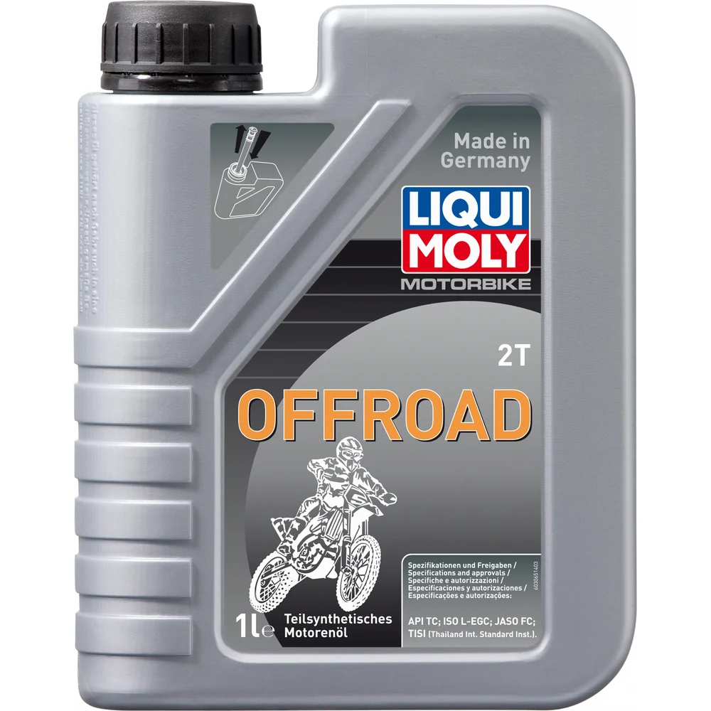 Полусинтетическое моторное масло 4T для двухтактных двигателей LIQUI MOLY