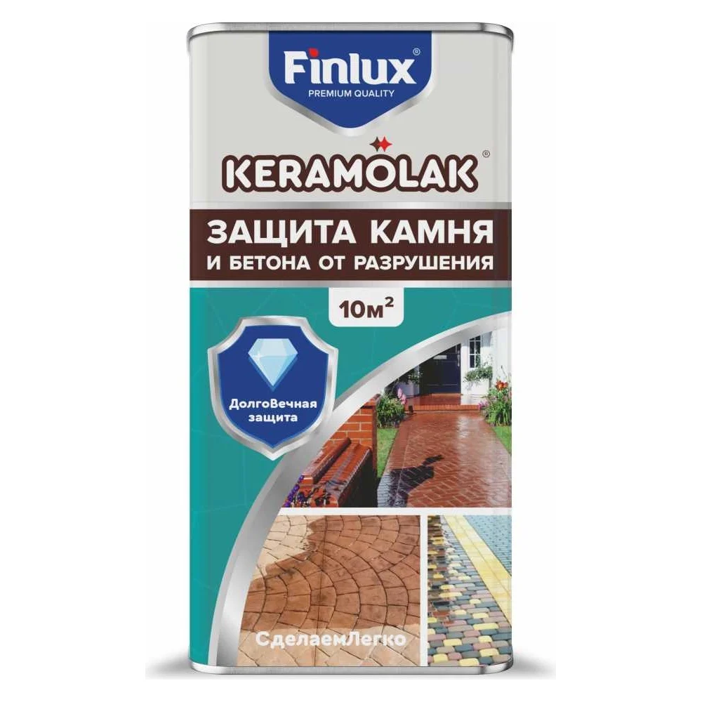 Керамический лак для бетона для камня кирпича Finlux