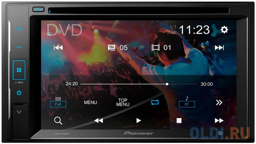 Автомагнитола CD DVD Pioneer AVH-A245BT 2DIN 4x50Вт в Москвe