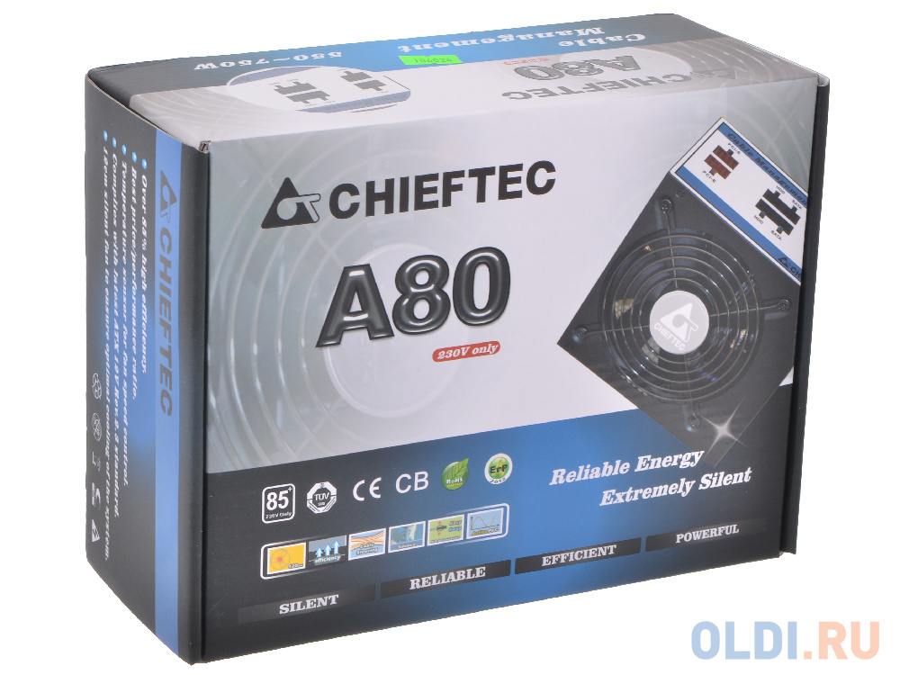 Блок питания Chieftec CTG-750C 750 Вт