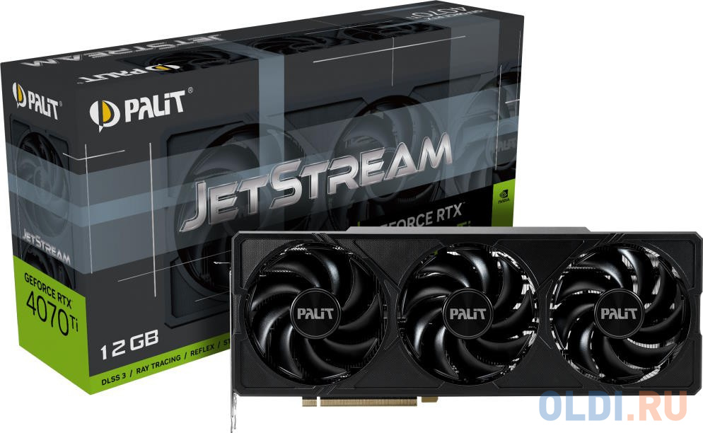 Видеокарта Palit nVidia GeForce RTX 4070 Ti JetStream 12288Mb