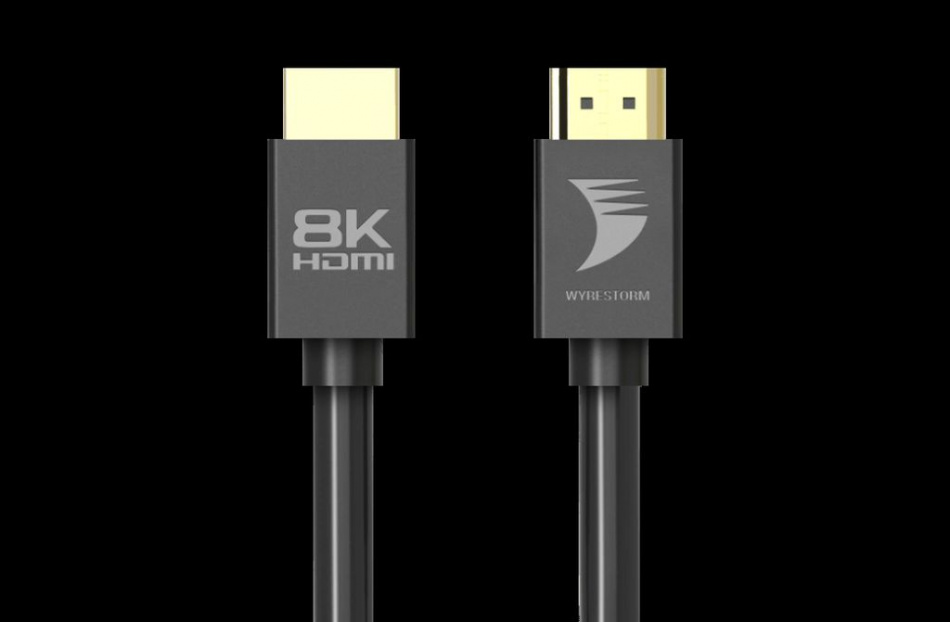 Кабель HDMI(19M)-HDMI(19M) v2.1 4K, 8K, экранированный, 3 м, черный Wyrestorm EXP-HDMI-3M-8K (EXP-HDMI-3M-8K)