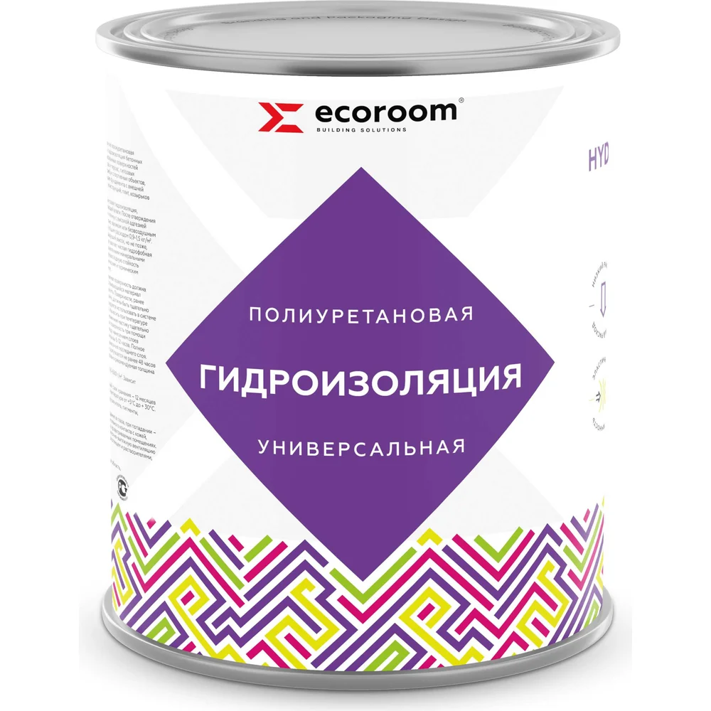 Полиуретановая универсальная гидроизоляция ECOROOM