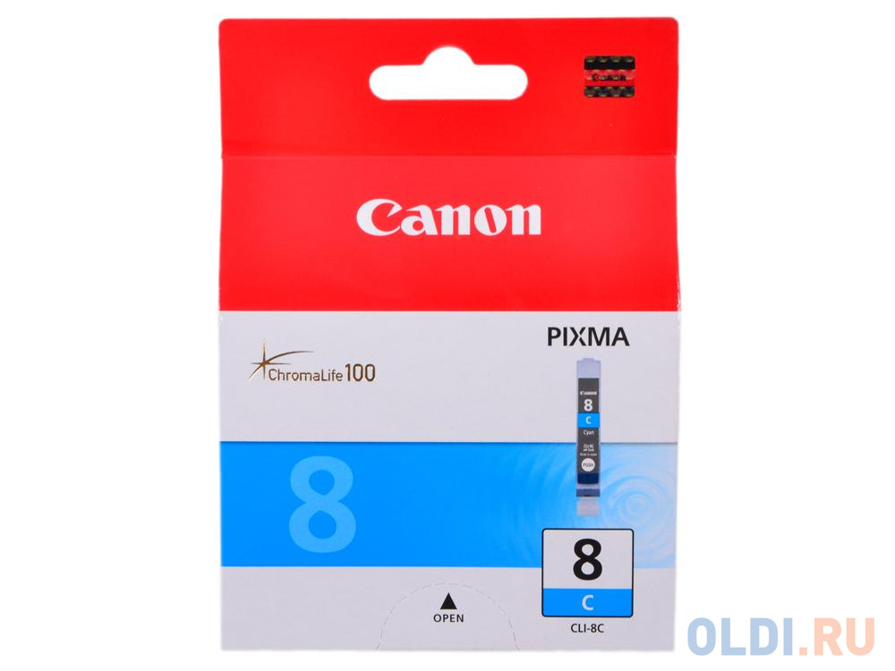 Картридж Canon CLI-8C CLI-8C 640стр Голубой