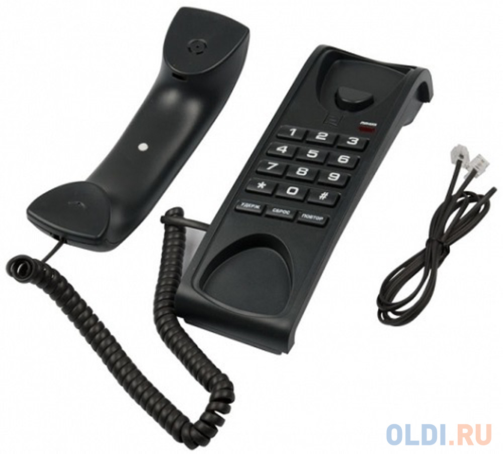 Телефон Ritmix RT-007 черный